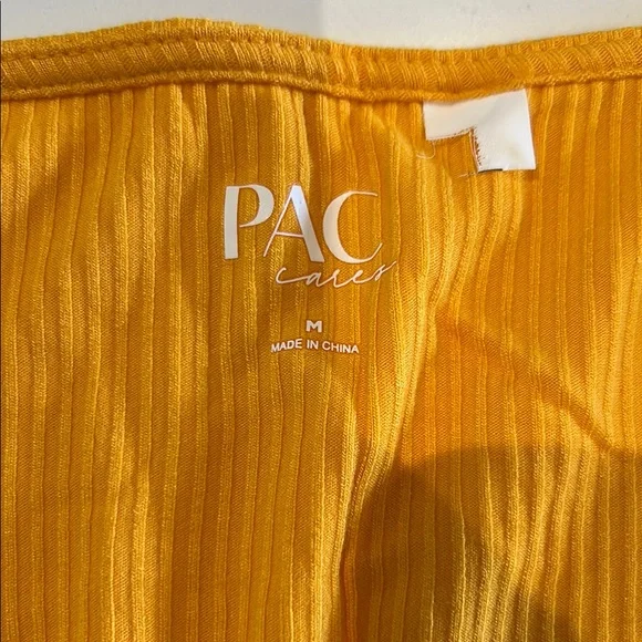 PacSun Mustard Ribbed Top - Picture 2 of 2